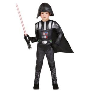 New Darth Vader Child Costume 3T-4T Star Wars Toddler Ages 3-4 Disney Cosplay